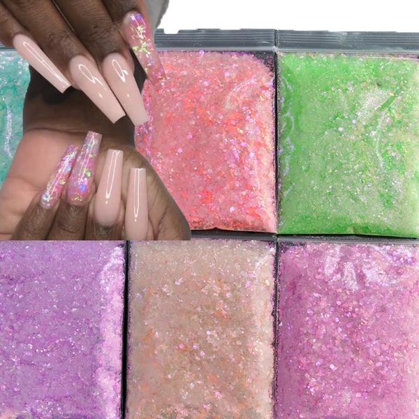 nail glitter 50g /2oz iridescent colorshift chunky glitter,chunky acrylic, colorful glitter, polyester, Silver;gold
nail glitter 50g /2oz iridescent colorshift chunky glitter,chunky acrylic, colorful glitter, polyester, Silver;gold