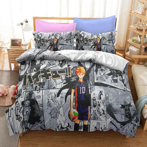 bedding sets haikyuu 3/2pcs duvet cover cartoon set sheet child with pillowcases king twin single size boys girls home anime
bedding sets haikyuu 3/2pcs duvet cover cartoon set sheet child with pillowcases king twin single size boys girls home anime