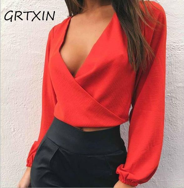full sleeve v neck backless bow short chiffon blouse women club party shirts women's blouses &, White
full sleeve v neck backless bow short chiffon blouse women club party shirts women's blouses &, White
