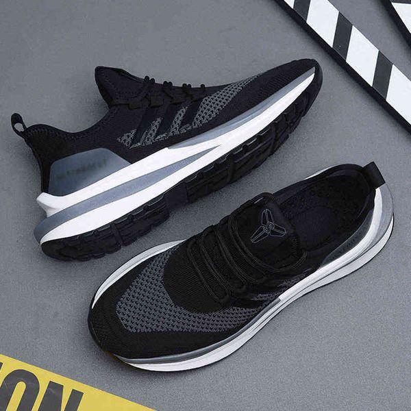 2021 summer sports men's shoes flying woven breathable korean fashion casual running, Black
2021 summer sports men's shoes flying woven breathable korean fashion casual running, Black