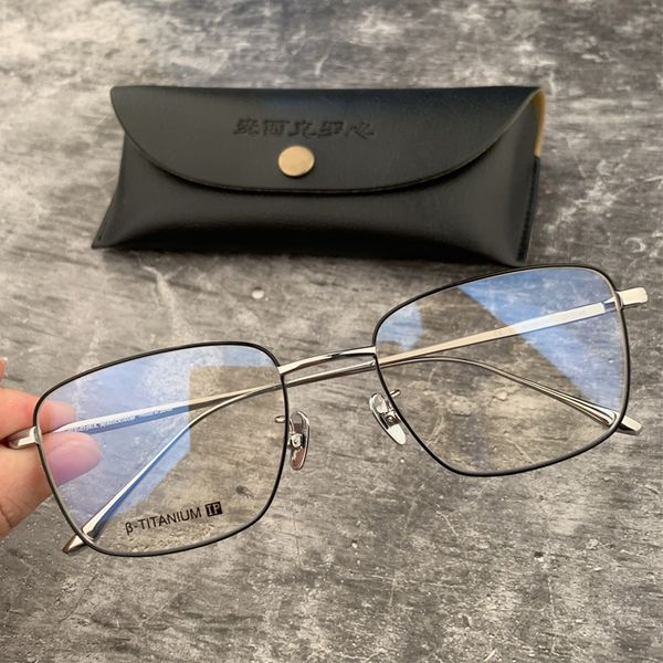 crosin pure titanium business myopia ultra light personality square men's large face gold lace spectacle frame, White;black
crosin pure titanium business myopia ultra light personality square men's large face gold lace spectacle frame, White;black