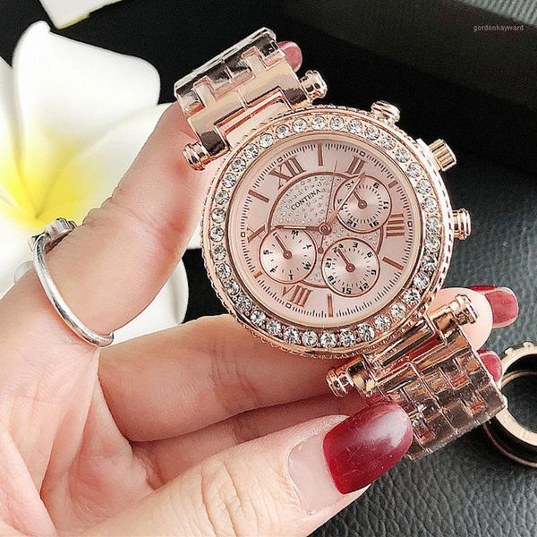 wristwatches rose gold women's watch fashion rhinestone women quartz wrist luxury ladies relogio feminino, Slivery;brown
wristwatches rose gold women's watch fashion rhinestone women quartz wrist luxury ladies relogio feminino, Slivery;brown