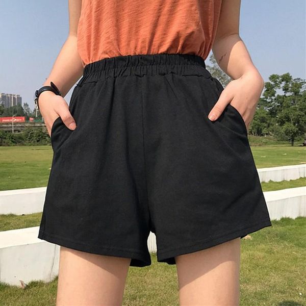 black shorts for women fashion wild high waist wide leg shorts casual loose solid color sweatpants, White;black
black shorts for women fashion wild high waist wide leg shorts casual loose solid color sweatpants, White;black