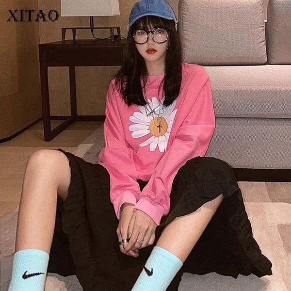 women's hoodies & sweatshirts xitao korean women pullover solid full sleeve casual loose print design 2021 spring summer fashion dmy438, Black
women's hoodies & sweatshirts xitao korean women pullover solid full sleeve casual loose print design 2021 spring summer fashion dmy438, Black