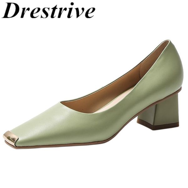 dress shoes drestrive women pumps 2021 summer classics high heel cow leahter metal square toe shallow green thick genuine leather, Black
dress shoes drestrive women pumps 2021 summer classics high heel cow leahter metal square toe shallow green thick genuine leather, Black