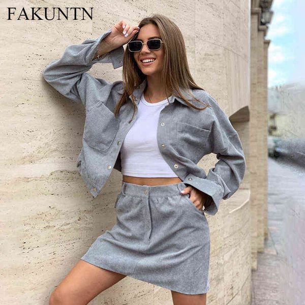 women's suit autumn winter corduroy jacket long sleeved jacket and high waist a-line skirt suit 2 piece sets womens outfits 211119, White
women's suit autumn winter corduroy jacket long sleeved jacket and high waist a-line skirt suit 2 piece sets womens outfits 211119, White