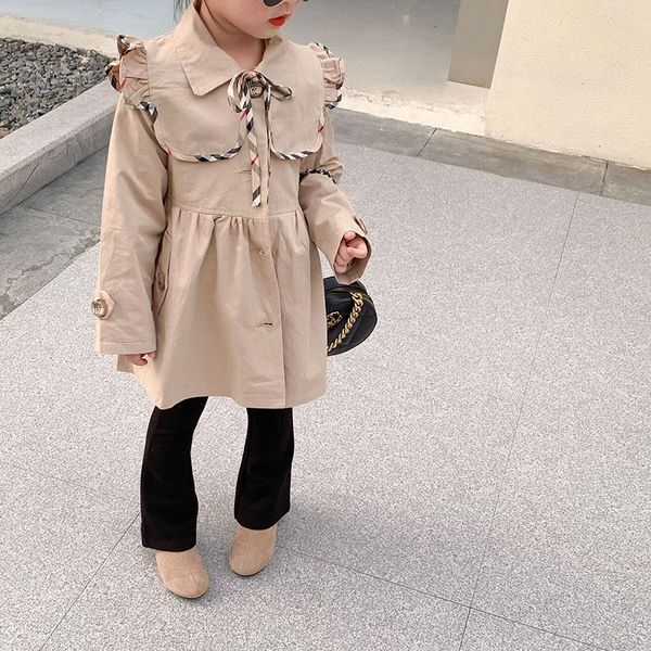 coat 2021 autumn children's wear girls' european and american style collar detachable waist windbreaker 2-294, Blue;gray
coat 2021 autumn children's wear girls' european and american style collar detachable waist windbreaker 2-294, Blue;gray
