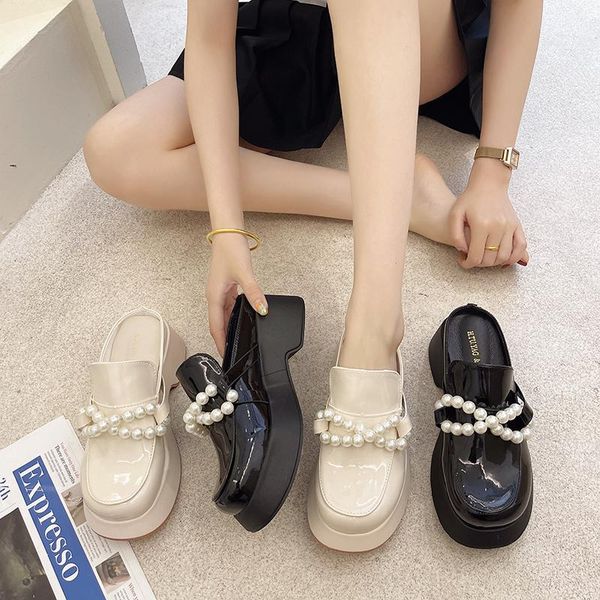 slippers house platform summer women's shoes butterfly-knot cover toe string bead luxury slides pantofle low soft designer 2021, Black
slippers house platform summer women's shoes butterfly-knot cover toe string bead luxury slides pantofle low soft designer 2021, Black