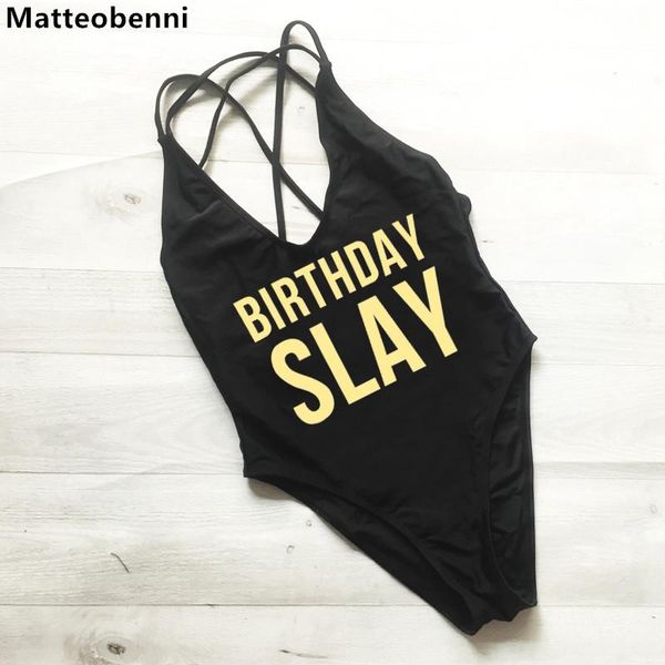 women's swimwear birthday slay one piece swimsuit thong women high waist bathing suit girls backless monokini bodysuit pink yellow, White;black
women's swimwear birthday slay one piece swimsuit thong women high waist bathing suit girls backless monokini bodysuit pink yellow, White;black