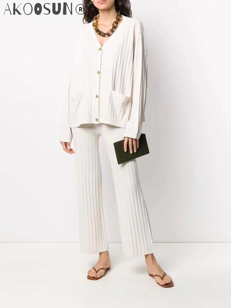 women's knits & tees woman vinci rib knitted cardigan v-neck patch pockets long sleeves fashion knitwear sweaters 2021ss, White
women's knits & tees woman vinci rib knitted cardigan v-neck patch pockets long sleeves fashion knitwear sweaters 2021ss, White