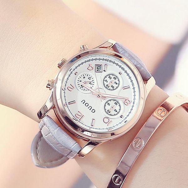 wristwatches 2021 lady watch triple eye multifunctional digital round leather watchband classic retro leisure quartz women's g8175, Slivery;brown
wristwatches 2021 lady watch triple eye multifunctional digital round leather watchband classic retro leisure quartz women's g8175, Slivery;brown