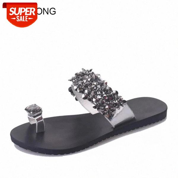 lcizrong summer fashion bling leather flat slides women 35-42 large size crystal clip toe beach slippers non-slip slides #5q7j, Black
lcizrong summer fashion bling leather flat slides women 35-42 large size crystal clip toe beach slippers non-slip slides #5q7j, Black