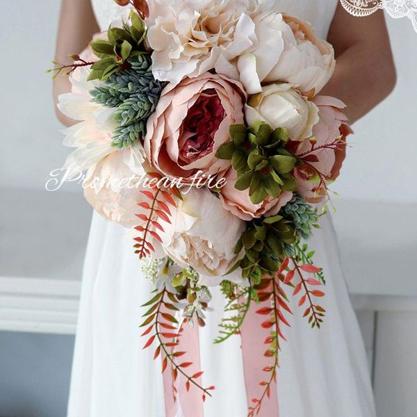 wedding flowers romantic bridal bridesmaid bouquet waterfall artificial flower fake succulent long ribbon retro luxury party
wedding flowers romantic bridal bridesmaid bouquet waterfall artificial flower fake succulent long ribbon retro luxury party
