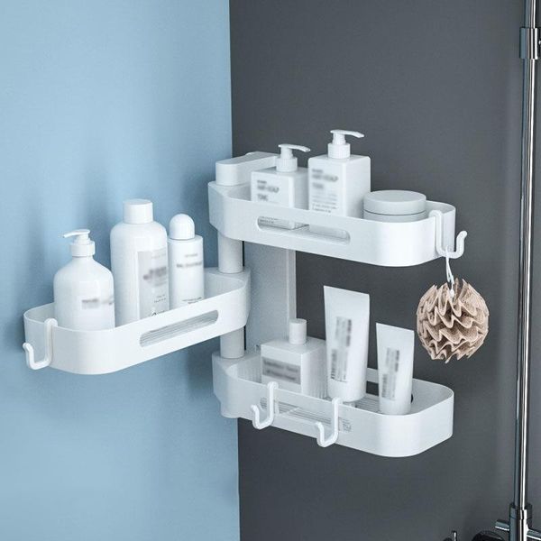 3-layer rotating bathroom rack wall hanging punch vanity toiletries storage hair dryer rack corner shelf mjj88
3-layer rotating bathroom rack wall hanging punch vanity toiletries storage hair dryer rack corner shelf mjj88