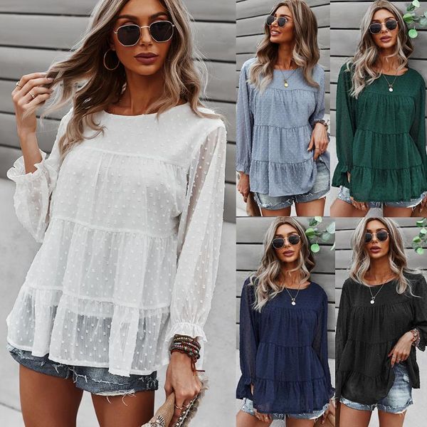 women's blouses & shirts women blouse solid o neck casual loose female long sleeve spring fall fashion elegant lady shirt blusas mujer, White
women's blouses & shirts women blouse solid o neck casual loose female long sleeve spring fall fashion elegant lady shirt blusas mujer, White