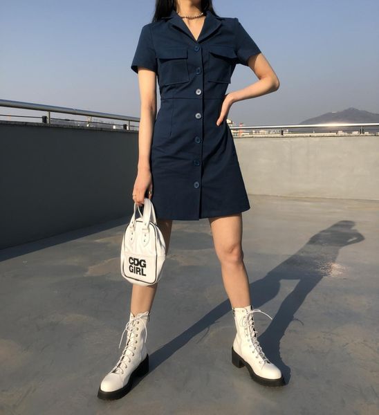 2021 new blue summer shirt bodycon blazer button women office lady pocket mini korean style waw9, Black;gray
2021 new blue summer shirt bodycon blazer button women office lady pocket mini korean style waw9, Black;gray