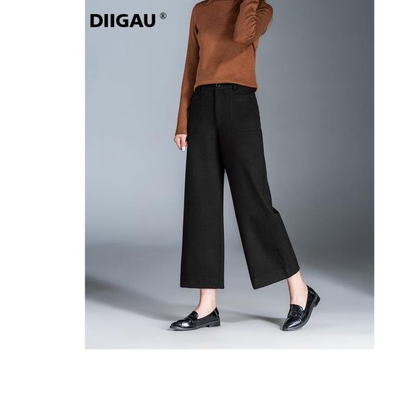 women's pants & capris diigau winter and autumn woollen high waist wide leg female loose korea edition shows thin recreational, Black;white
women's pants & capris diigau winter and autumn woollen high waist wide leg female loose korea edition shows thin recreational, Black;white
