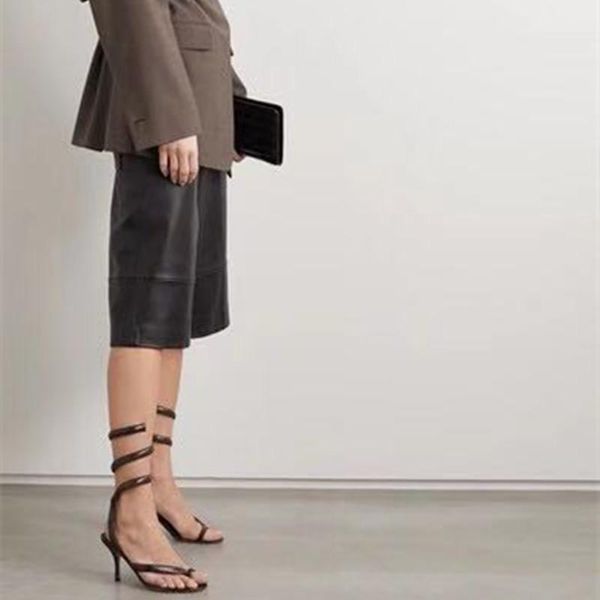 sandals female small white toe high heel, Black
sandals female small white toe high heel, Black