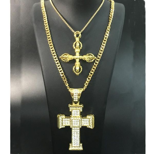 pendant necklaces men hip hop fashion necklace gold cross style stainless steel rock cuban out for, Silver
pendant necklaces men hip hop fashion necklace gold cross style stainless steel rock cuban out for, Silver