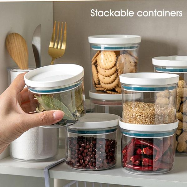 storage bottles & jars 250/350/550/700ml container kitchen pantry organizer with airtight lid stackable canister for flour sugar cereal
storage bottles & jars 250/350/550/700ml container kitchen pantry organizer with airtight lid stackable canister for flour sugar cereal