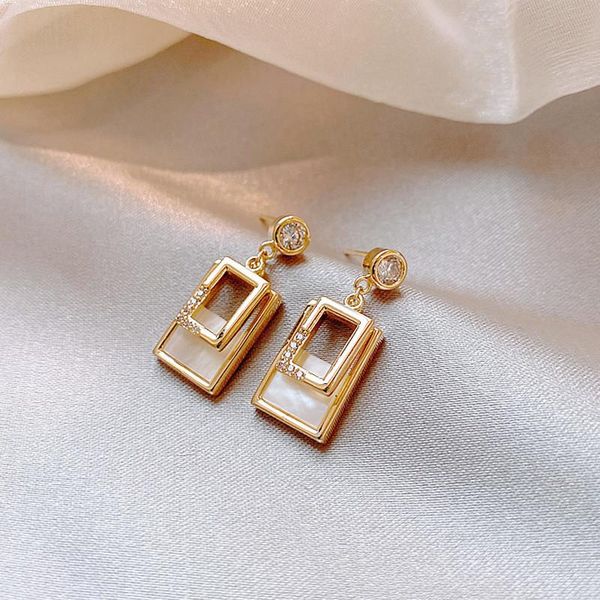 dangle & chandelier fashion shell stone gold geometric pendant earrings women 2021 crystal korean anniversary gift for girls, Silver
dangle & chandelier fashion shell stone gold geometric pendant earrings women 2021 crystal korean anniversary gift for girls, Silver