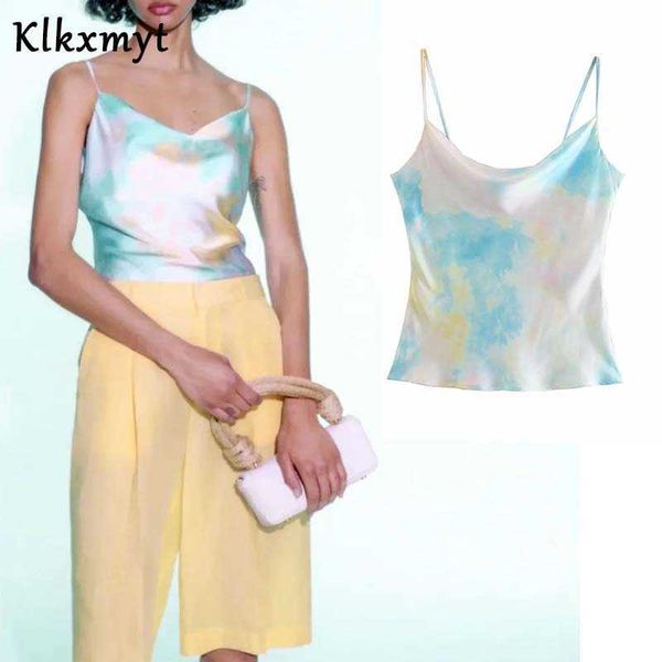klkxmyt za summer tie dye women camisole crop woman fashion backless sleeveless tanks camis streetwear s 210527, White
klkxmyt za summer tie dye women camisole crop woman fashion backless sleeveless tanks camis streetwear s 210527, White
