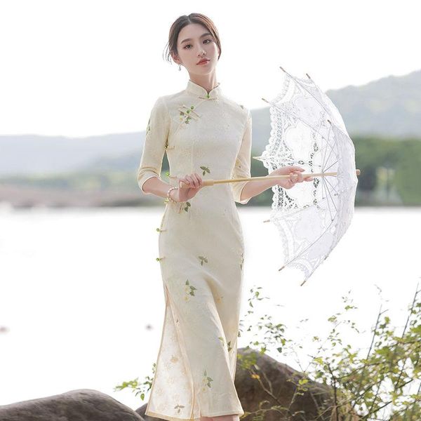 ethnic clothing chinese women dress daily cheongsam qipao vintage oriental wedding party modern 2021 autumn long sleeve dresses, Red
ethnic clothing chinese women dress daily cheongsam qipao vintage oriental wedding party modern 2021 autumn long sleeve dresses, Red