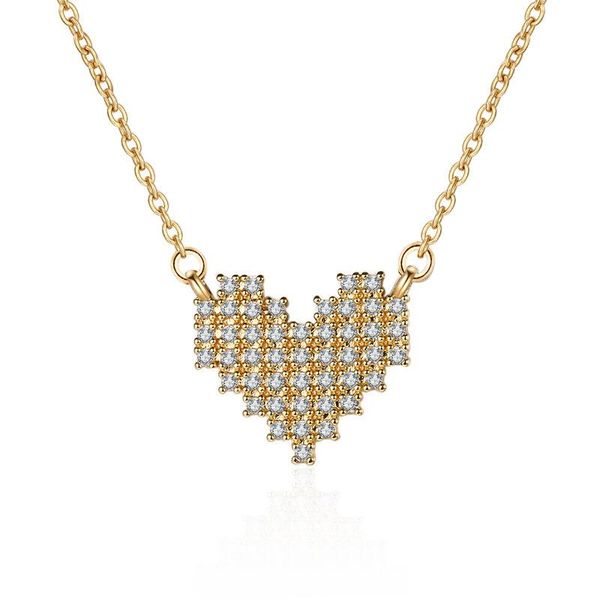 plated 925 silver mosaic diamond heart necklace pendant love full crystal gold necklaces for women fashion jewelry
plated 925 silver mosaic diamond heart necklace pendant love full crystal gold necklaces for women fashion jewelry