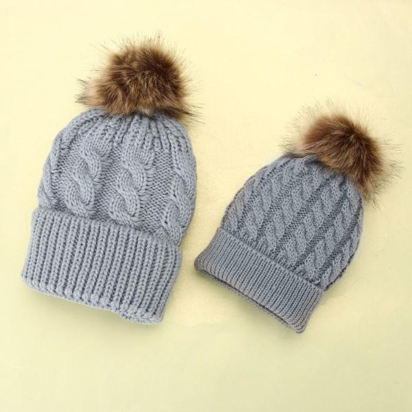 beanies mom and baby pompon warm hats imitation raccoon fur bobble beanie kids cotton knitted parent-child hat winter caps
beanies mom and baby pompon warm hats imitation raccoon fur bobble beanie kids cotton knitted parent-child hat winter caps