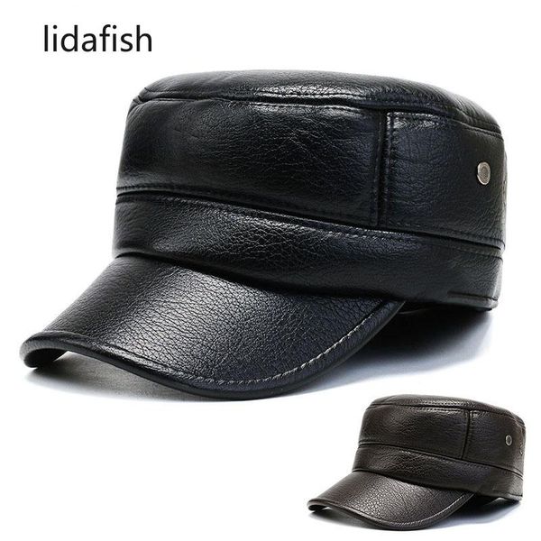 wide brim hats lidafish black pu leather military hat winter keep warm ear protection flat cap adjustable size sports thermal, Blue;gray 
wide brim hats lidafish black pu leather military hat winter keep warm ear protection flat cap adjustable size sports thermal, Blue;gray