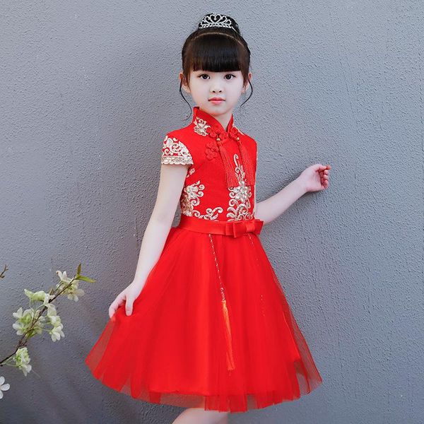 summer chinese style children ball gown dresses qipao exquisite embroidery flowers cheongsam skirt birthday evening dress ethnic clothing, Red
summer chinese style children ball gown dresses qipao exquisite embroidery flowers cheongsam skirt birthday evening dress ethnic clothing, Red