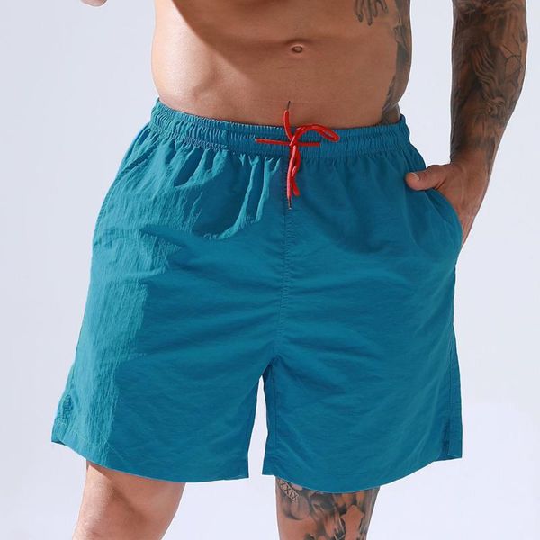men's swimwear summer board shorts solid color beach drawstring sportswear bottoms man training gyms fitness jogger with pocket
men's swimwear summer board shorts solid color beach drawstring sportswear bottoms man training gyms fitness jogger with pocket