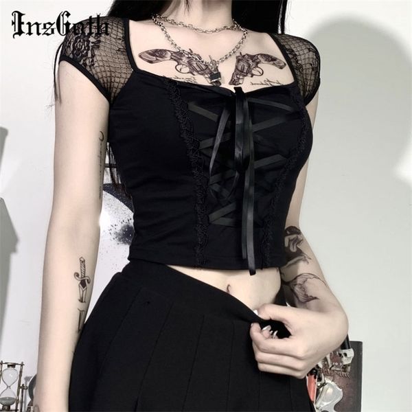 insgoth goth vintage gothic bandage lace black aesthetic elegant short sleeve t shirt women chic bodycon outfit 210317, White
insgoth goth vintage gothic bandage lace black aesthetic elegant short sleeve t shirt women chic bodycon outfit 210317, White
