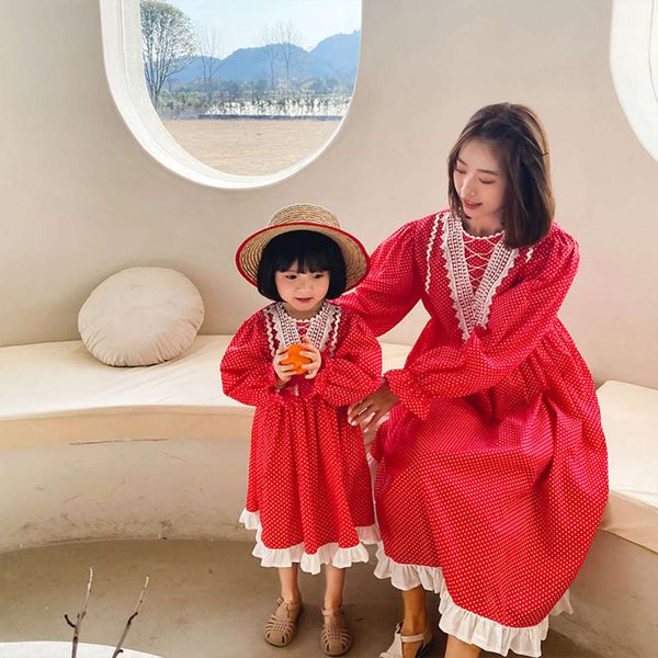 2021 parent child net new red women's drs foreign sle baby long sleeve little girl wave dot skirt fashion, Blue
2021 parent child net new red women's drs foreign sle baby long sleeve little girl wave dot skirt fashion, Blue