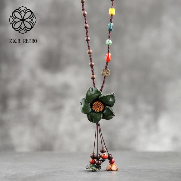 pendant necklaces leather flower long necklace for women choker & pendants fashion jewelry gift friends handmade wholesale, Silver
pendant necklaces leather flower long necklace for women choker & pendants fashion jewelry gift friends handmade wholesale, Silver