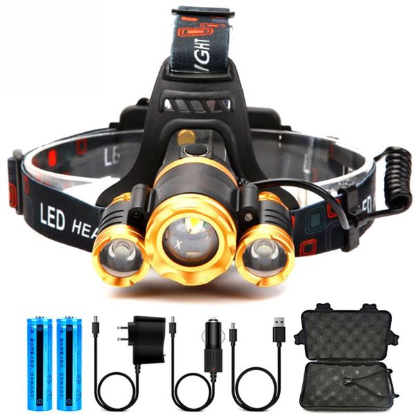 headlamps c2 gold three led headlight headlamp 3led t6 head lamp power camping fishing light torch 18650 battery
headlamps c2 gold three led headlight headlamp 3led t6 head lamp power camping fishing light torch 18650 battery