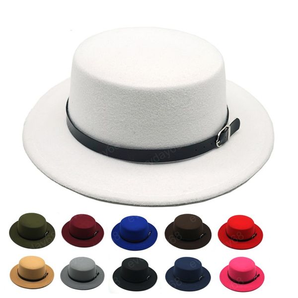 new felt hat men fedora hats with belt women vintage trilby caps wool fedora warm jazz hat chapeau femme feutre panaman hat, Blue;gray
new felt hat men fedora hats with belt women vintage trilby caps wool fedora warm jazz hat chapeau femme feutre panaman hat, Blue;gray