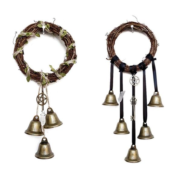 decorative objects & figurines wind chimes household pendant rattan artware with small bells for living room balcony
decorative objects & figurines wind chimes household pendant rattan artware with small bells for living room balcony