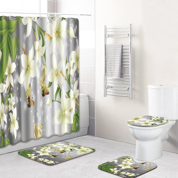 plant leaves flower 4pc set waterproof shower curtain bathroom 180x180 bath curtains closestool mat home decor farmhouse
plant leaves flower 4pc set waterproof shower curtain bathroom 180x180 bath curtains closestool mat home decor farmhouse