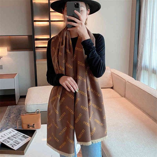Shawl Scarf Imitation Cashmere Women's Winter Warm Rectangle Double-sided Two-color Net Red Live Wave, Blue;gray
Shawl Scarf Imitation Cashmere Women's Winter Warm Rectangle Double-sided Two-color Net Red Live Wave, Blue;gray