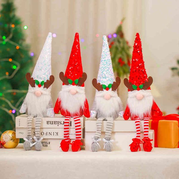 qiaoding new christmas decorative sequin antler hat plush doll children's gift ornament
qiaoding new christmas decorative sequin antler hat plush doll children's gift ornament