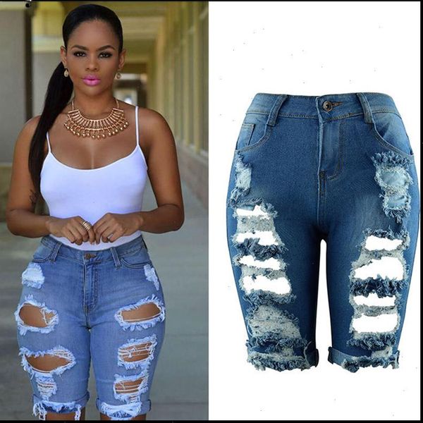 summer jean shorts women plus size high waist casual hole skinny ripped shorts women shorts female long, White;black
summer jean shorts women plus size high waist casual hole skinny ripped shorts women shorts female long, White;black