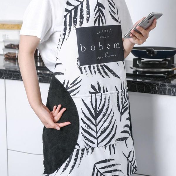 waterproof hand-wiping apron kitchen adjustable oil-proof cooking gown baking accessories chef apron with big pockets for women
waterproof hand-wiping apron kitchen adjustable oil-proof cooking gown baking accessories chef apron with big pockets for women
