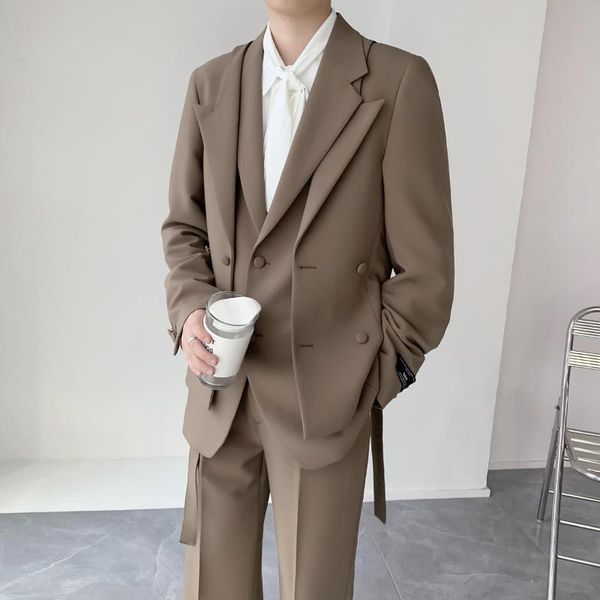 men's suits & blazers oimg trendy male fashion suit fake two-piece design loose god, White;black
men's suits & blazers oimg trendy male fashion suit fake two-piece design loose god, White;black