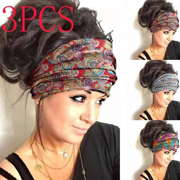 sweatband 3pc girl summer bohemian hairband floral headband retro cross bandage headscarf headwear bande de cheveux pour femmes, Yellow;black
sweatband 3pc girl summer bohemian hairband floral headband retro cross bandage headscarf headwear bande de cheveux pour femmes, Yellow;black