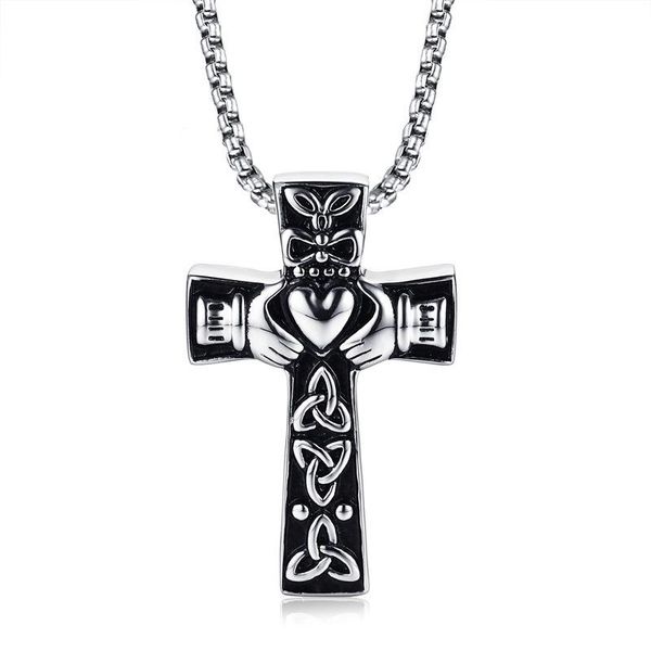 pendant necklaces claddagh necklace jewelry cross stainless steel silver color heart crown hands for men religious friendship love
pendant necklaces claddagh necklace jewelry cross stainless steel silver color heart crown hands for men religious friendship love