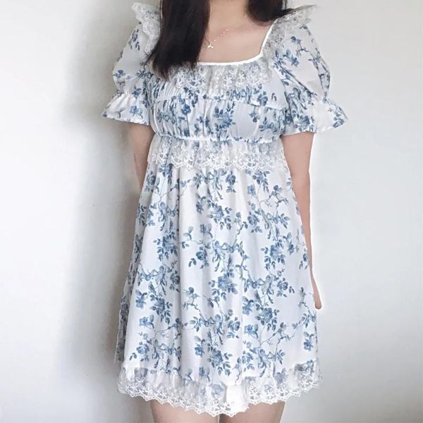 casual dresses qweek floral dress woman 2021 summer soft girl mori style lace kawaii puff sleeve mini square collar franch vintage sweet, Black;gray
casual dresses qweek floral dress woman 2021 summer soft girl mori style lace kawaii puff sleeve mini square collar franch vintage sweet, Black;gray
