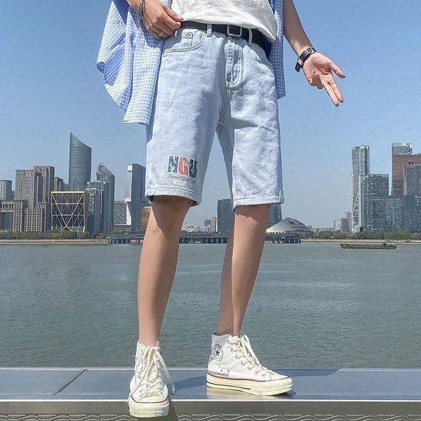 men's shorts jeans baggy high waist denim trousers wide leg cargo pants man summer clothes straight for boy breeches fashion jean, White;black
men's shorts jeans baggy high waist denim trousers wide leg cargo pants man summer clothes straight for boy breeches fashion jean, White;black