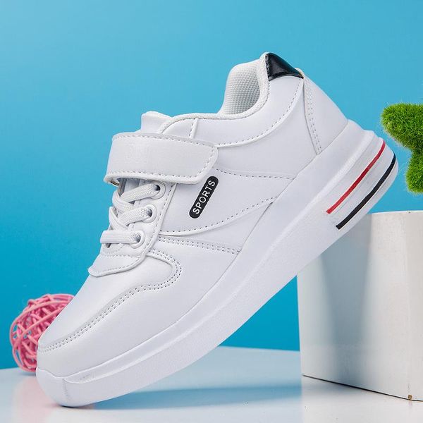 sneakers kids shoes boys and girls classic white children casual student running, Black;red
sneakers kids shoes boys and girls classic white children casual student running, Black;red