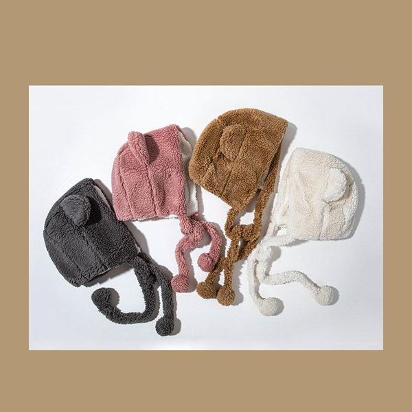 beanie/skull caps women korean version sweet cute bear ear windproof cap autumn winter thick plush cold protection warm hat lei feng b82, Blue;gray
beanie/skull caps women korean version sweet cute bear ear windproof cap autumn winter thick plush cold protection warm hat lei feng b82, Blue;gray